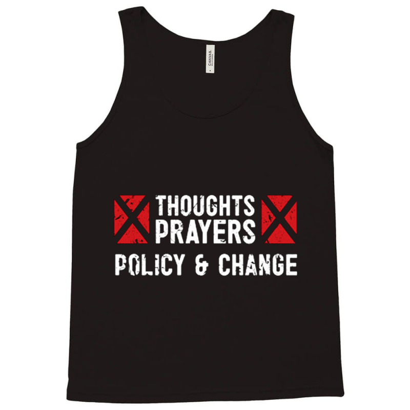 Thoughts And Prayers Tank Top | Artistshot