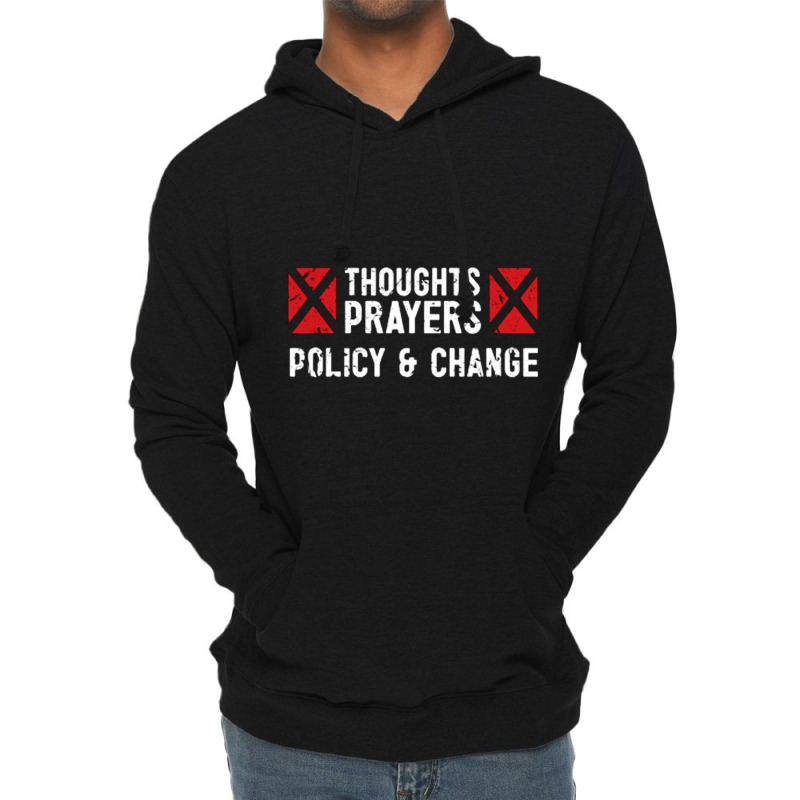 Thoughts And Prayers Lightweight Hoodie | Artistshot