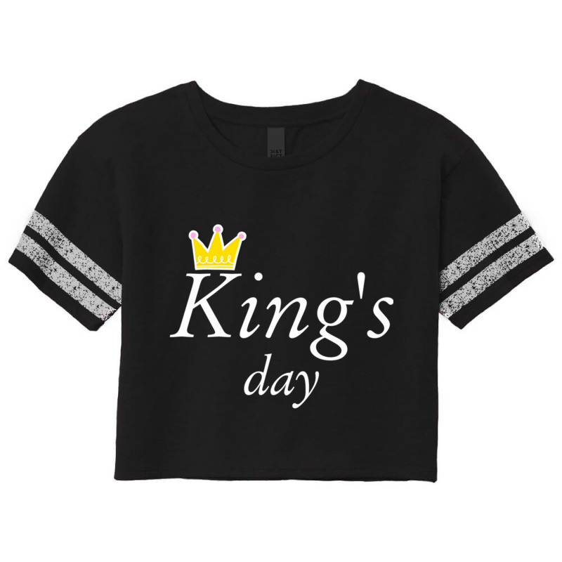 Happy King_s Day Design (5) Scorecard Crop Tee by BayleyMessnz | Artistshot