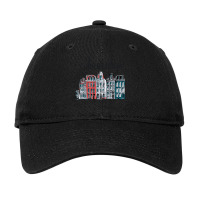 Amsterdam City Skyline Adjustable Cap | Artistshot