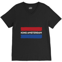 Feast Day Amsterdam Holland Koningsdag V-neck Tee | Artistshot