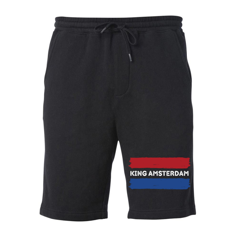 Feast Day Amsterdam Holland Koningsdag Fleece Short | Artistshot