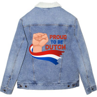 Kings Day Amsterdam,king_s Day 2022, Amsterdam,kon Unisex Sherpa-lined Denim Jacket | Artistshot