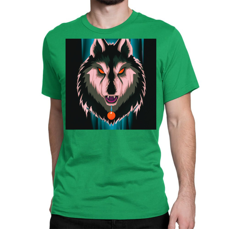 Alpha Wolf Boss Marine Theme Classic T-shirt by charkmatgenb | Artistshot