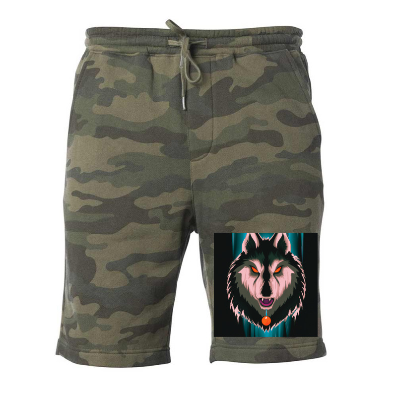 Alpha Wolf Boss Marine Theme Fleece Short by charkmatgenb | Artistshot