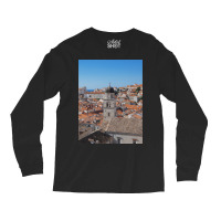 Dubrovnik Old Town Sky Line With Bell Tower Long Sleeve Shirts | Artistshot