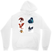 Dragon Sticker Unisex Hoodie | Artistshot