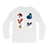 Dragon Sticker Long Sleeve Shirts | Artistshot