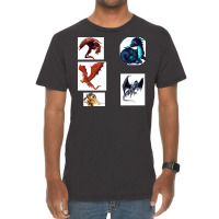 Dragon Sticker Vintage T-shirt | Artistshot