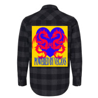 Dragons Powered By Vegans Yellow Flannel Shirt | Artistshot