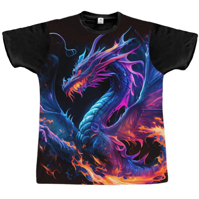 Fantasy Dragons And Mystical Creatures 85 Graphic T-shirt | Artistshot