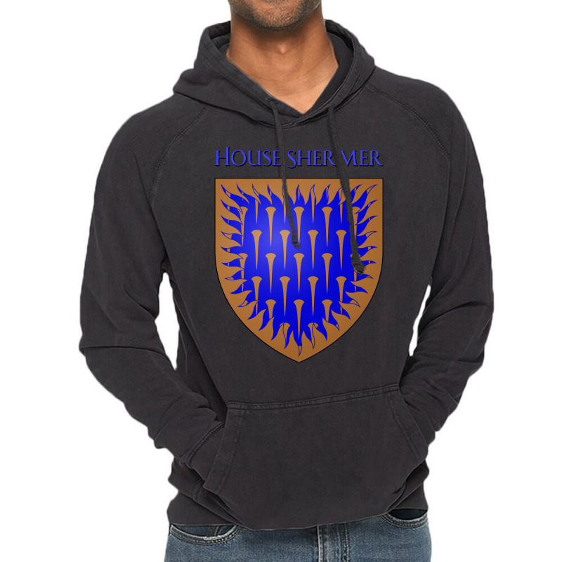 House Shermer Coat Of Arms Heraldry Sigil   A Song Vintage Hoodie | Artistshot