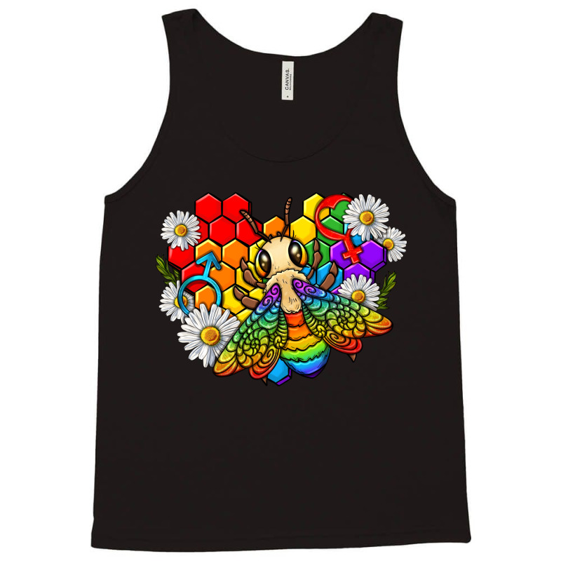 Pride Bee With Daisy Lgbtq Tank Top | Artistshot