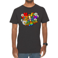 Pride Bee With Daisy Lgbtq Vintage T-shirt | Artistshot