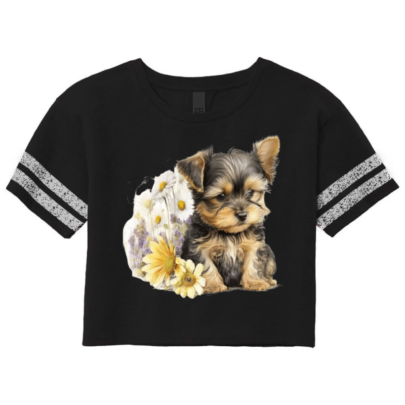 Yorkshire Terrier Scorecard Crop Tee by Jonybravo2000 | Artistshot