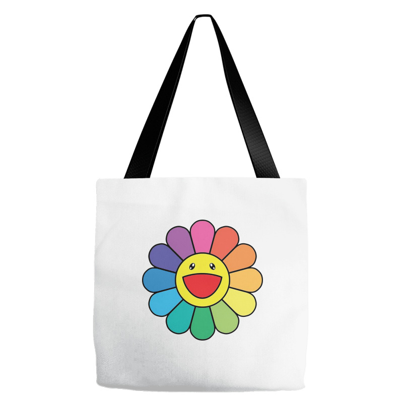 Custom Happy Flower Takashi Murakami Tote Bags By Lifestyle
