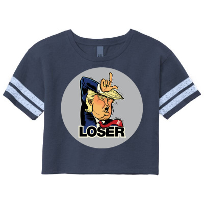 Donald Trump Loser Scorecard Crop Tee Designed By Mdk Art
