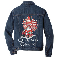 Cane Of Thrones Christmas Is Coming 9 Men Denim Jacket | Artistshot