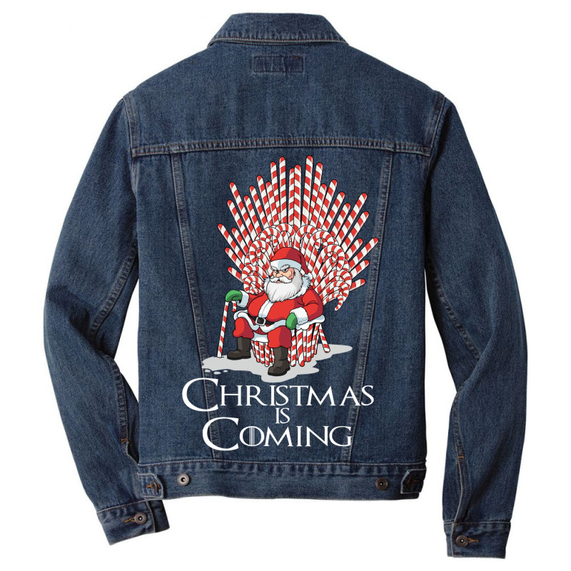 Cane Of Thrones Christmas Is Coming 9 Men Denim Jacket | Artistshot