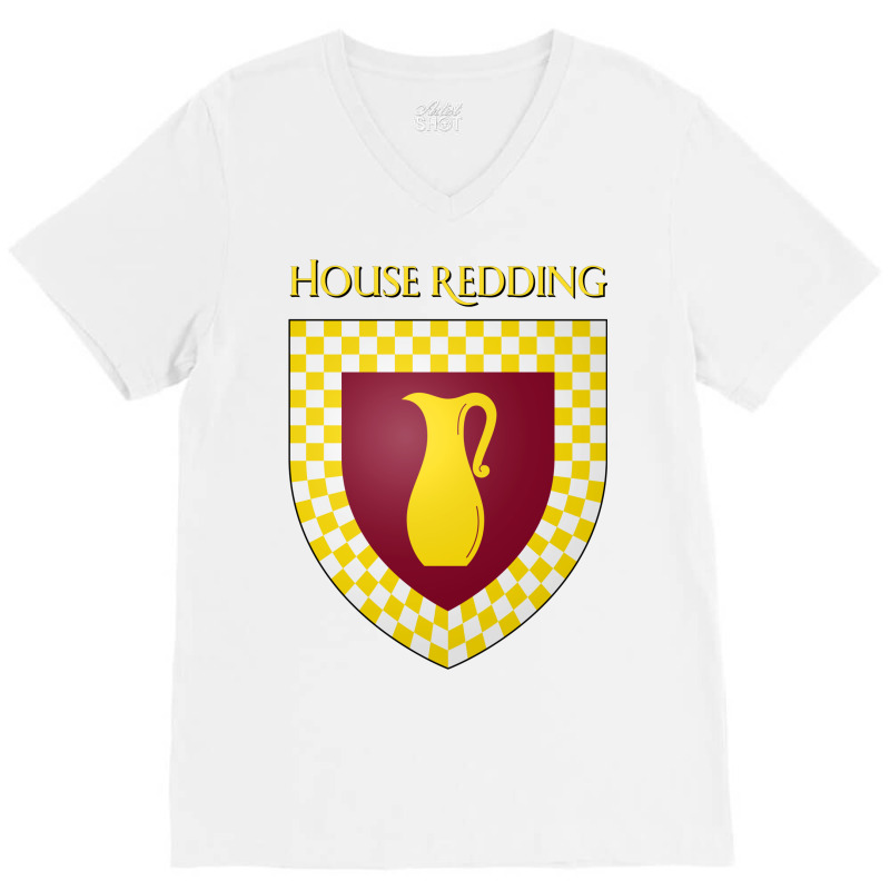 House Redding Coat Of Arms Heraldry Sigil   A Song V-neck Tee | Artistshot