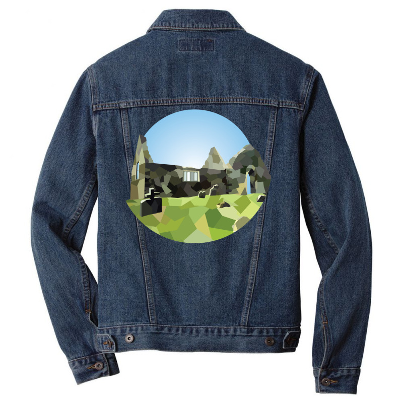 Bonamargy Friary Men Denim Jacket by alcapethaty | Artistshot