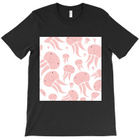 Cute Pink Squid Design Chiffon Top T-shirt | Artistshot