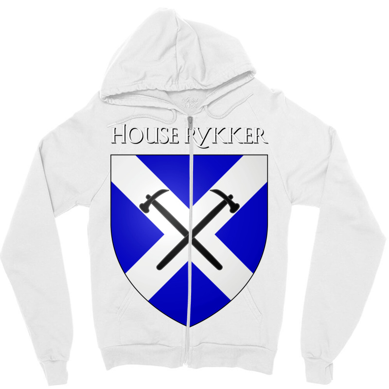 House Rykker Coat Of Arms Heraldry Sigil   A Song Zipper Hoodie | Artistshot