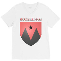 House Elesham Coat Of Arms Heraldry Sigil   A Song V-neck Tee | Artistshot