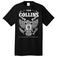Team Collins Lifetime Member Basic T-shirt | Artistshot