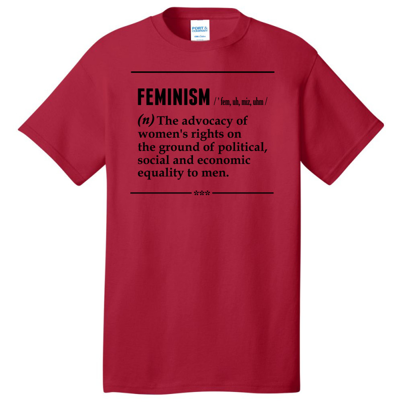 Feminism Noun Basic T-shirt | Artistshot