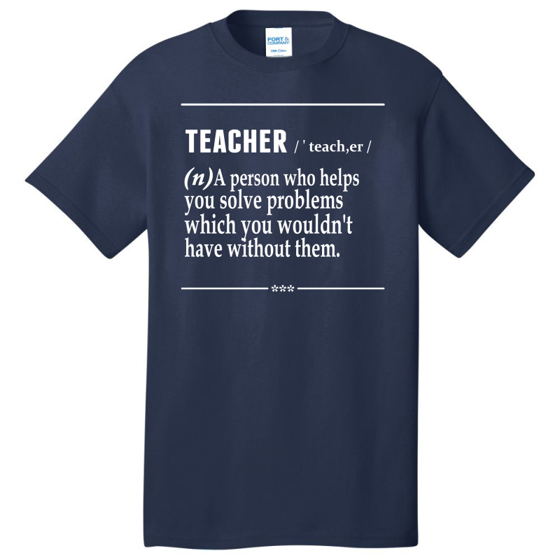 Teacher Noun Basic T-shirt | Artistshot