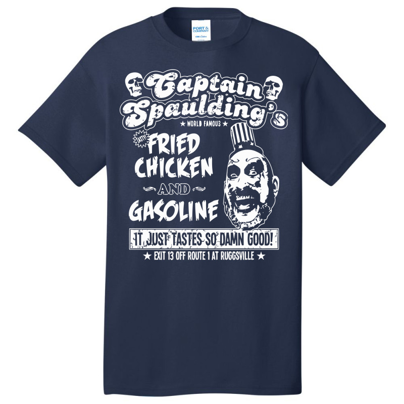 Captain Spaulding's Fried Chicken And Gasoline Basic T-shirt | Artistshot