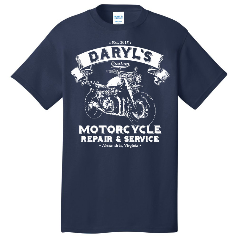 Daryl's Custom Motorcycle Repair & Service Basic T-shirt | Artistshot