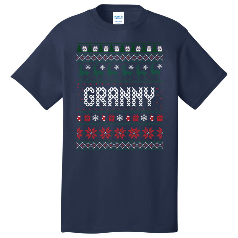 Granny Ugly Christmas Basic T-shirt | Artistshot