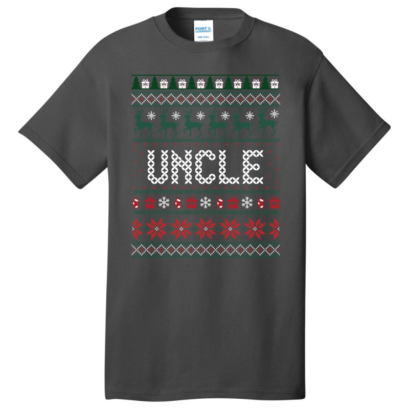 Uncle Ugly Christmas Basic T-shirt | Artistshot