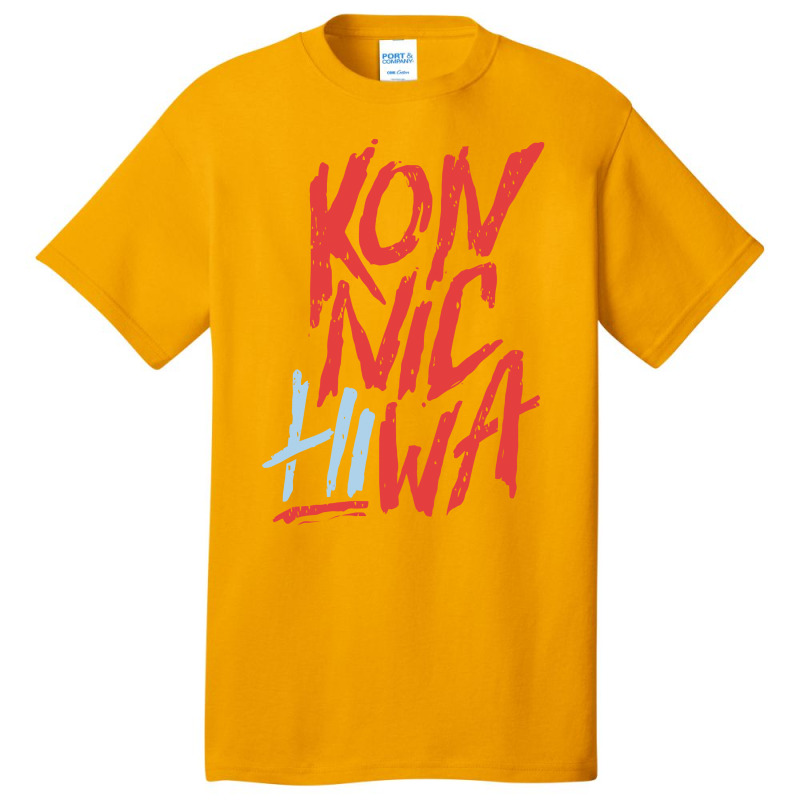 Konnichiwa Basic T-shirt by sayasiti | Artistshot