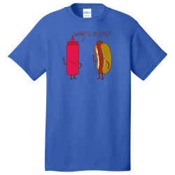 What Up Dog Ketchup Hot Dog Weiner Bbq Classic T-shirt. By Artistshot