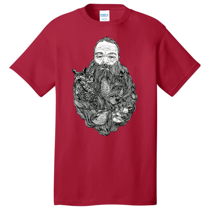 Birdbeard Basic T-shirt by DitreamX | Artistshot