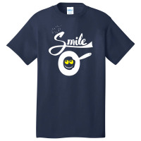 Make A Smile Fried Basic T-shirt | Artistshot