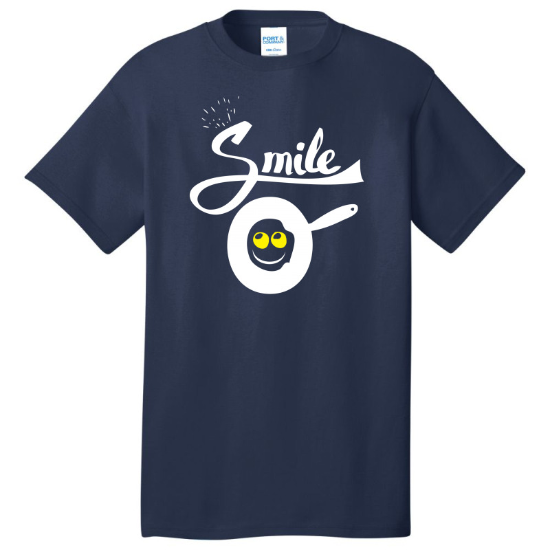 Make A Smile Fried Basic T-shirt by Chilistore | Artistshot