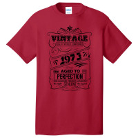 Vintage Aged To Perfection 1973 Basic T-shirt | Artistshot