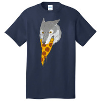 Pizza Wolf Basic T-shirt | Artistshot