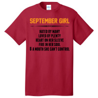 September Girl Hated By Many Basic T-shirt | Artistshot