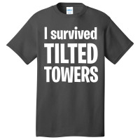 I Survived Tilted Towers (white) Basic T-shirt | Artistshot