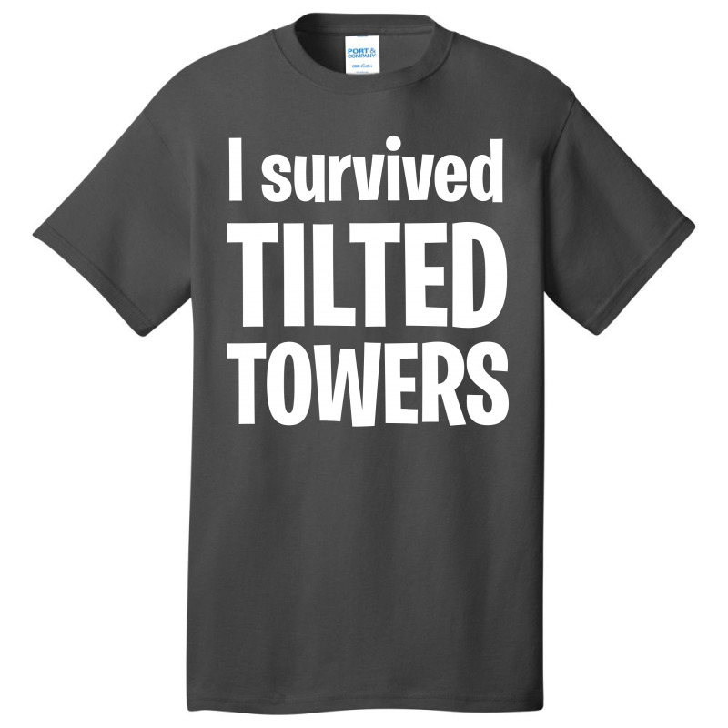 I Survived Tilted Towers (white) Basic T-shirt | Artistshot