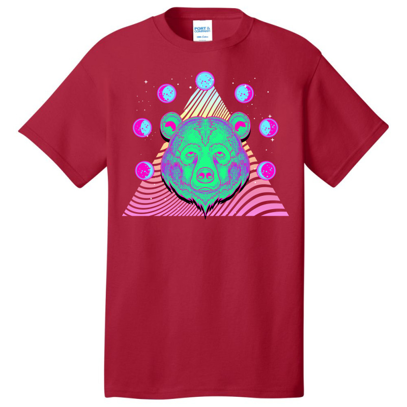 Vaporwave Bear Basic T-shirt | Artistshot