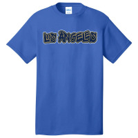 Los Angeles Sticker Basic T-shirt | Artistshot