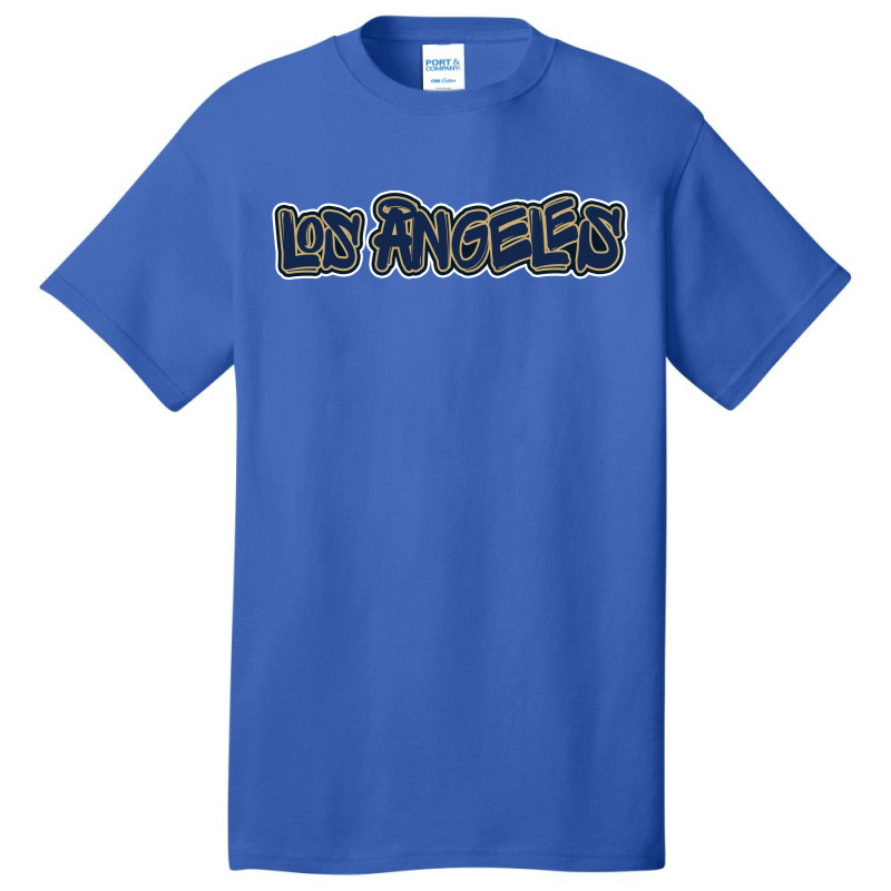 Los Angeles Sticker Basic T-shirt by tiococacola | Artistshot