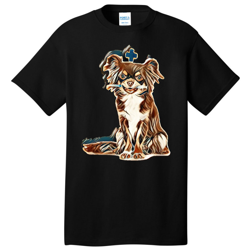 Dog Pet Doctor Isolated Basic T-shirt | Artistshot