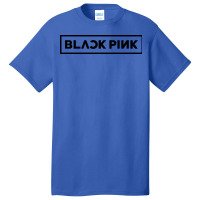 Pink In Black Typo Basic T-shirt | Artistshot